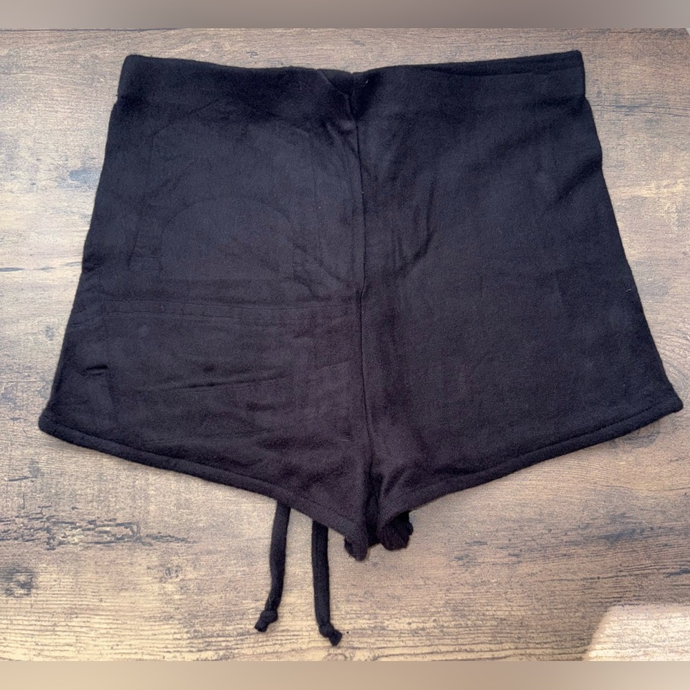 Fashion Nova High Waist Black Knit Micro Shorts - Picture 4 of 7